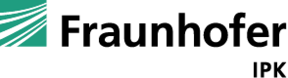 A green square logo with white and green diagonal stripes on the left side, followed by the black text "German Research Center for Artificial Intelligence" and a smaller text "DFKI" underneath.