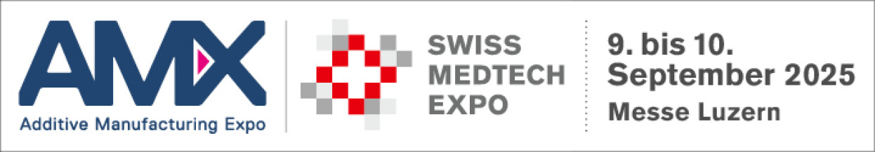 Mail-Signatur AM Expo und Swiss Medtech 2025 – deutsch